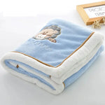 Couverture nouveau-né en flanelle - Vignette | Home Cozy Nest
