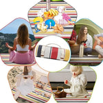 Large Foldable Beach, Camping, Picnic, or Hiking Blanket - Vignette | Home Cozy Nest