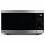 SHARP SMC1664KSC Carousel Countertop Microwave Oven ? 1.6 cu. ft. 1100W Stainless Steel - Vignette | Home Cozy Nest