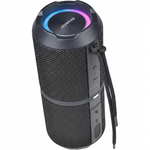 Sharp GX-BT290-BK Crystal Clear Series Portable Bluetooth Speaker - 32W, IP67 Waterproof with RGB Lights, Black - Vignette | Home Cozy Nest