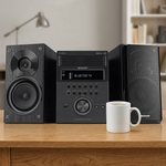 Sharp XL-BH250 5-Disc Micro Shelf Executive Speaker System ? 50W, Bluetooth with NFC, USB & Optical Input - Vignette | Home Cozy Nest