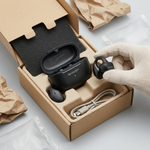 Sharp HP-TW45-BK Earclip Open-Ear True Wireless Earbuds ? Secure Fit, IPX4 Water Resistant - Vignette | Home Cozy Nest