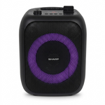 Sharp PS-914 Compact Portable Party Speaker ? 20W RMS, Bluetooth 5.3 & LED Lights - Vignette | Home Cozy Nest