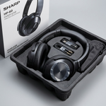 Sharp HP-60 Over-Ear Wireless Headphones with Active Noise Cancellation & 20-Hour Battery Life - Vignette | Home Cozy Nest