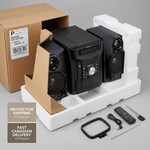 SHARP CD-BH950 Sharp 240W 5-Disc Mini Shelf Speaker System with Cassette and Bluetooth Audio - Vignette | Home Cozy Nest