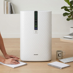 Sharp KC850U Plasmacluster Air Purifier and Humidifier ? HEPA Filtration for 250 sq. ft. - Vignette | Home Cozy Nest