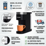 Keurig K-Slim Coffee Maker – Sleek Black Design with MultiStream Brewing Technology - Vignette | Home Cozy Nest