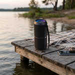 Sharp GX-BT290-BK Portable Bluetooth Speaker - IP67 Waterproof & RGB Lights - Vignette | Home Cozy Nest