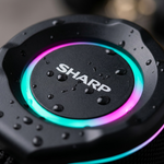 Sharp GX-BT190-BK Ultra-Portable Bluetooth Speakers – IP67 Waterproof & Dustproof, 15-Hour Battery, LED Mood Lighting – Black - Vignette | Home Cozy Nest