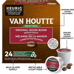 COFFEE-K CUP VAN HOUTTE ORIGINAL HOUSE DECAF 24/BX-34717 24/BX - Vignette | Home Cozy Nest