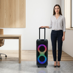Sharp PS-935 Portable Party Speaker – 50W RMS with Trolley Design - Vignette | Home Cozy Nest