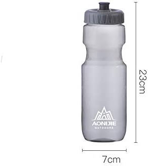 Zsling Squeeze Water Bottles Sports,Insulated - BPA-Free, Bike water Bottle, Running Water Bottle Handheld,Squirt Water Bottle, Breakaway Bottles,for Hiking, Cycling (Clear-24oz)