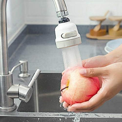 360° Rotatable Water Saving Kitchen Tap Head High Pressure Sink Sprayer Head 3 Modes Position Adjustable Splash Filter Nozzle Kitchen Bathroom Foaming Faucet