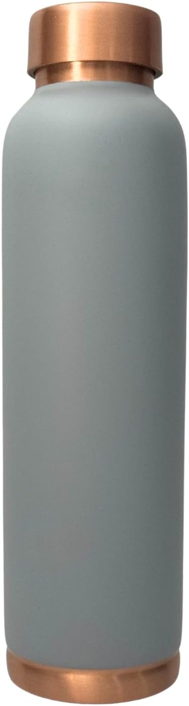 Perilla Home Copper Water Bottle 34 OZ Leak Proof 100% Pure (Or Gray)