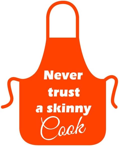 Never Believe A Thin Chef Decal Sticker Home Decoration Living Room Dining Room Art Applique Home Decor Red 23 x 15 in