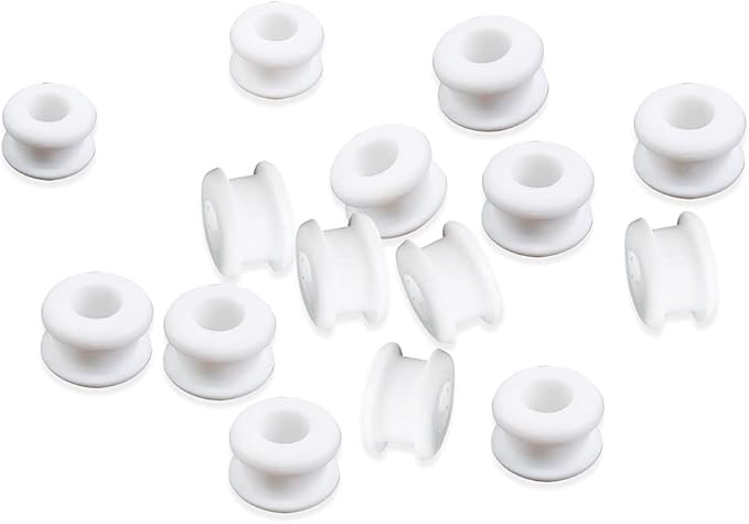 18PCS New Rubber Grommets In White Compatible With Hunter Vintage Discontinued Ceiling fans/Ceiling Fan Replacement Parts (18)