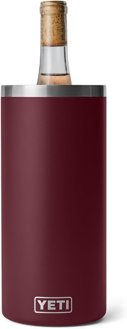 YETI Rambler Wine Chiller, Fits Most Wine Bottles, Wild Vine Red