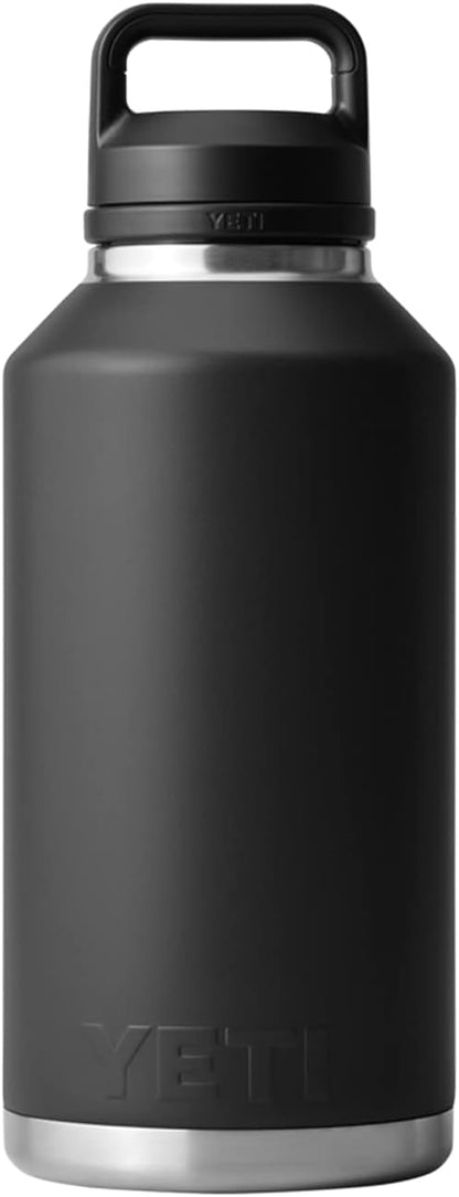 YETI Rambler 64 oz Bottle, Vacuum Insulated, Stainless Steel with Chug Cap, Black