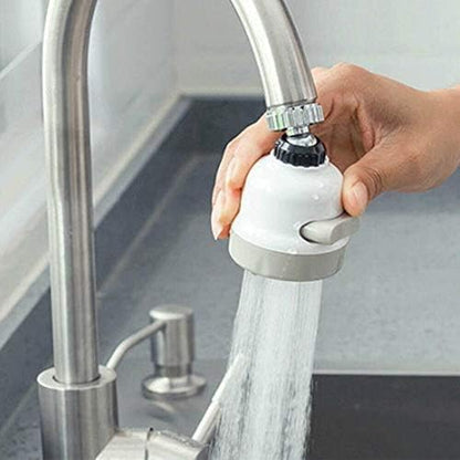 360° Rotatable Water Saving Kitchen Tap Head High Pressure Sink Sprayer Head 3 Modes Position Adjustable Splash Filter Nozzle Kitchen Bathroom Foaming Faucet