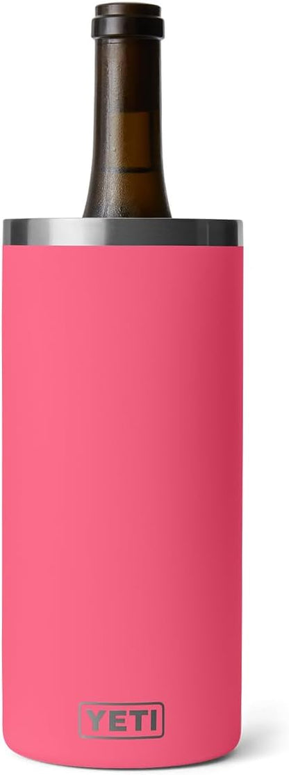 YETI Rambler Wine Chiller, Fits Most Wine Bottles, Tropical Pink