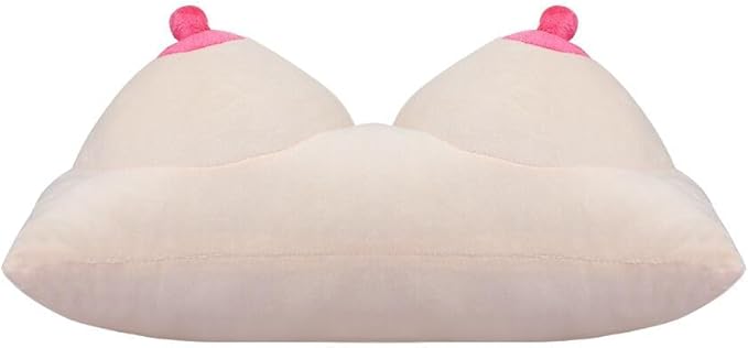 XGOPTS Boobs Breasts Pillow Cushion Creative 3D Feminist Boobs Pillow Soft Memory Foam Sleep Pillow Funny Chest Shaped Pillow Ergonomic Breast Cushion for Couples Home Decor for Valentine's Day