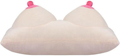 XGOPTS Boobs Breasts Pillow Cushion Creative 3D Feminist Boobs Pillow Soft Memory Foam Sleep Pillow Funny Chest Shaped Pillow Ergonomic Breast Cushion for Couples Home Decor for Valentine's Day