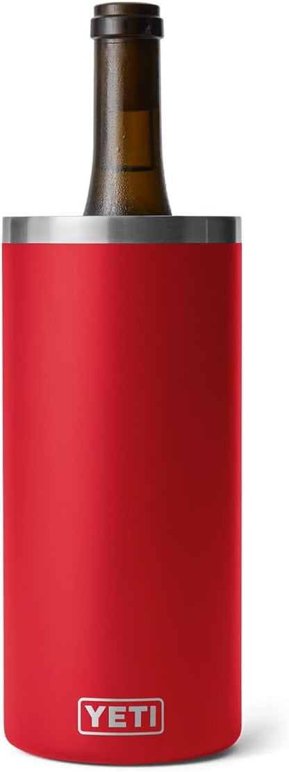 YETI Rambler Wine Chiller, Fits Most Wine Bottles, Rescue Red