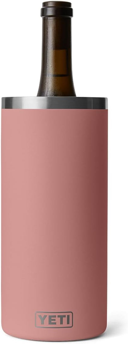 YETI Rambler Wine Chiller, Fits Most Wine Bottles, Sandstone Pink