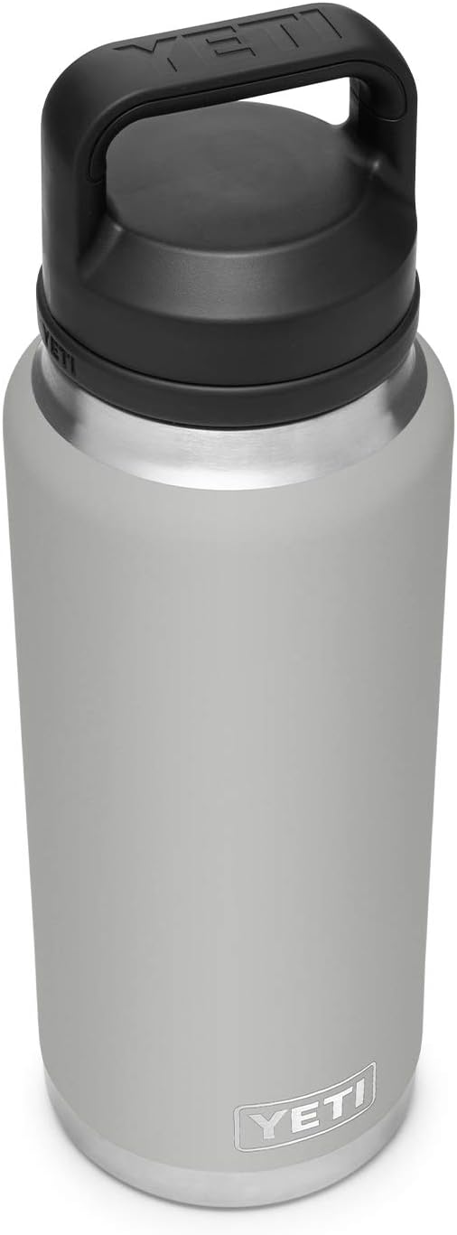 YETI Rambler 36 oz Bottle Retired Color, Vacuum Insulated, Stainless Steel with Chug Cap, Granite Gray