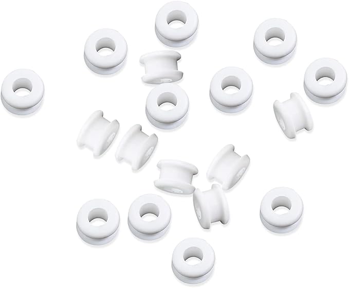 18PCS New Rubber Grommets In White Compatible With Hunter Vintage Discontinued Ceiling fans/Ceiling Fan Replacement Parts (18)