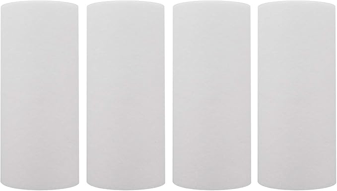 Tier1 20 Micron 10 Inch x 4.5 Inch | 4-Pack Spun Wound Polypropylene Whole House Sediment Water Filter Replacement Cartridge | Compatible with SDC-45-1020, FPMB-BB20-10, P20-10BB, Home Water Filter