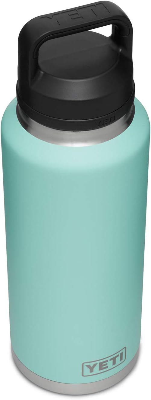 YETI Rambler 46 oz Bottle, Vacuum Insulated, Stainless Steel with Chug Cap, Seafoam