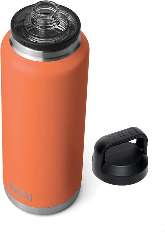 YETI Rambler 46 oz Bottle, Vacuum Insulated, Stainless Steel with Chug Cap, High Desert Clay