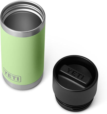 YETI Rambler 12 oz Bottle, Stainless Steel, Vacuum Insulated, with Hot Shot Cap