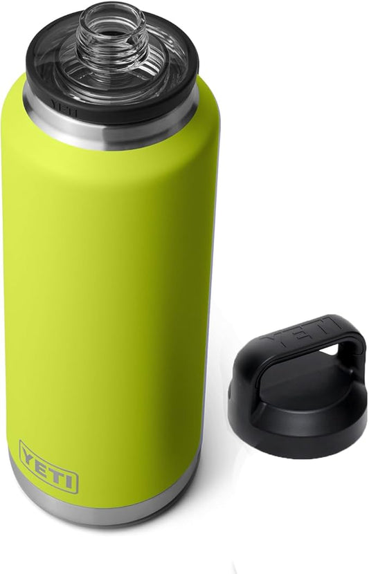 YETI Rambler 46 oz Bottle, Vacuum Insulated, Stainless Steel with Chug Cap, Chartreuse