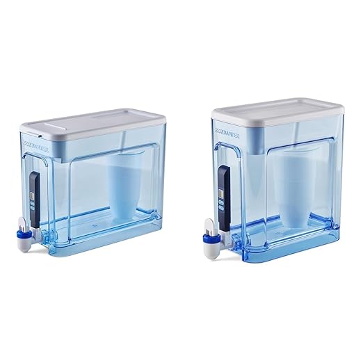 ZeroWater 32 & 22-Cup 5-Stage Water Filter Dispensers with Instant Read Out - Reduce Lead, Chromium, and PFOA/PFOS