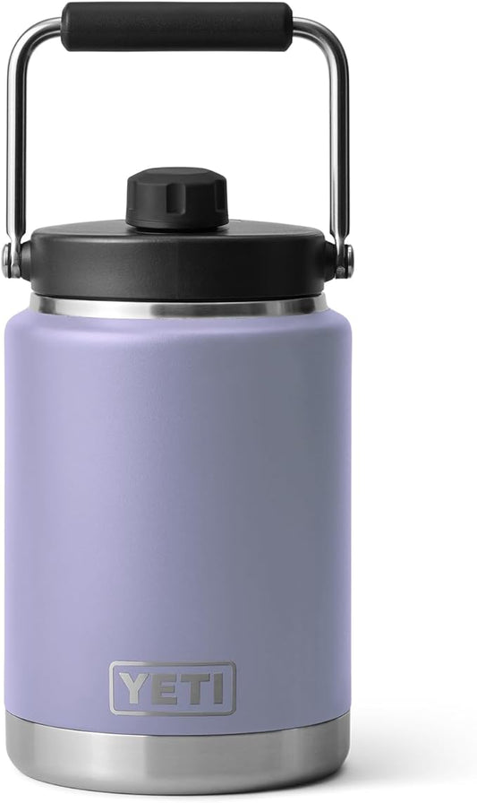 YETI Rambler Half Gallon Jug, Vacuum Insulated, Stainless Steel with MagCap, Cosmic Lilac