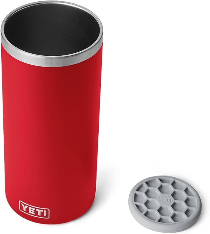 YETI Rambler Wine Chiller, Fits Most Wine Bottles, Rescue Red