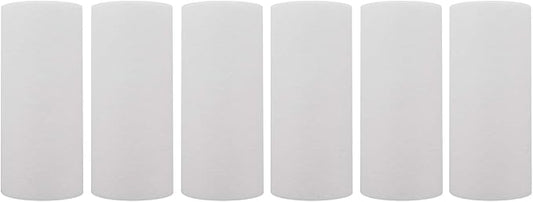 Tier1 20 Micron 10 Inch x 4.5 Inch | 6-Pack Spun Wound Polypropylene Whole House Sediment Water Filter Replacement Cartridge | Compatible with SDC-45-1020, FPMB-BB20-10, P20-10BB, Home Water Filter