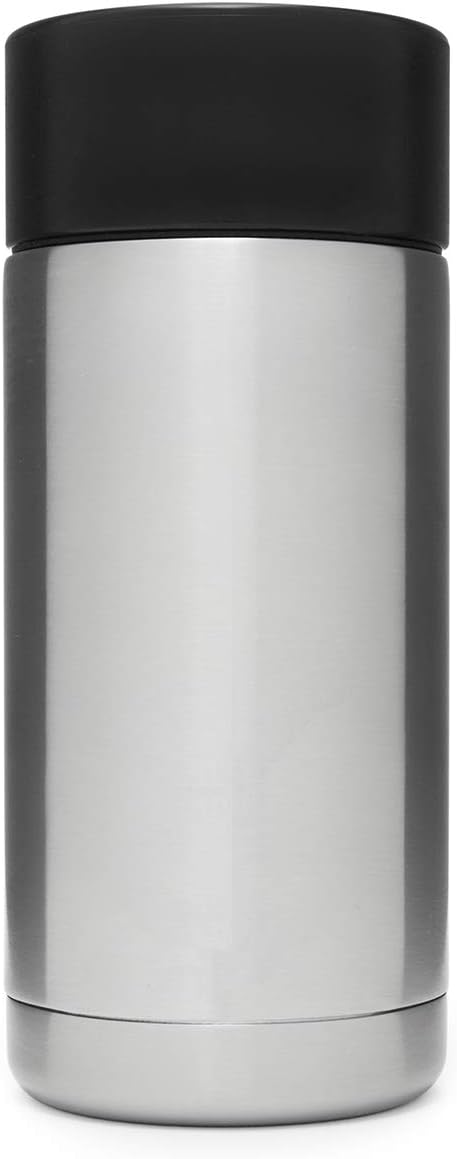 YETI Rambler 12 oz Bottle, Stainless Steel, Vacuum Insulated, with Hot Shot Cap