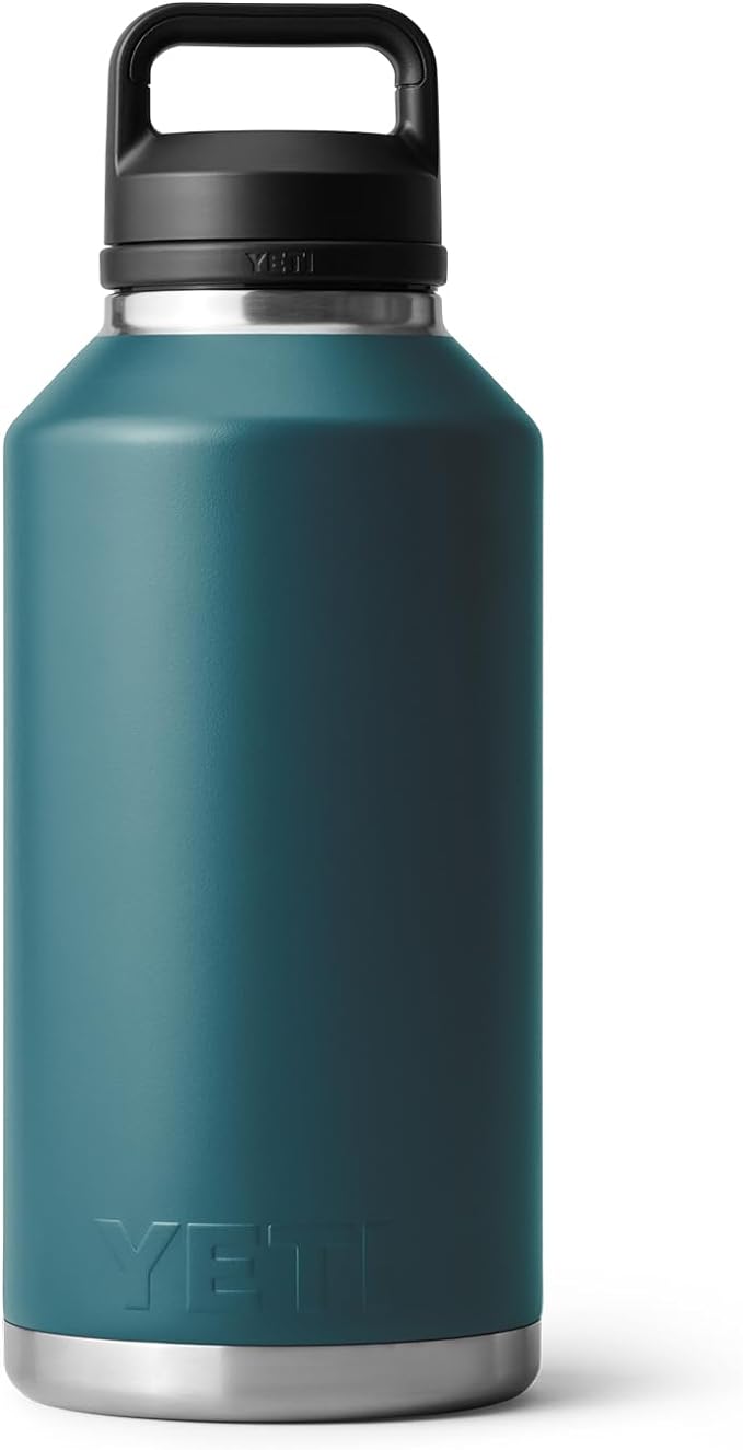 YETI Rambler 64 oz Bottle, Vacuum Insulated, Stainless Steel with Chug Cap, Agave Teal