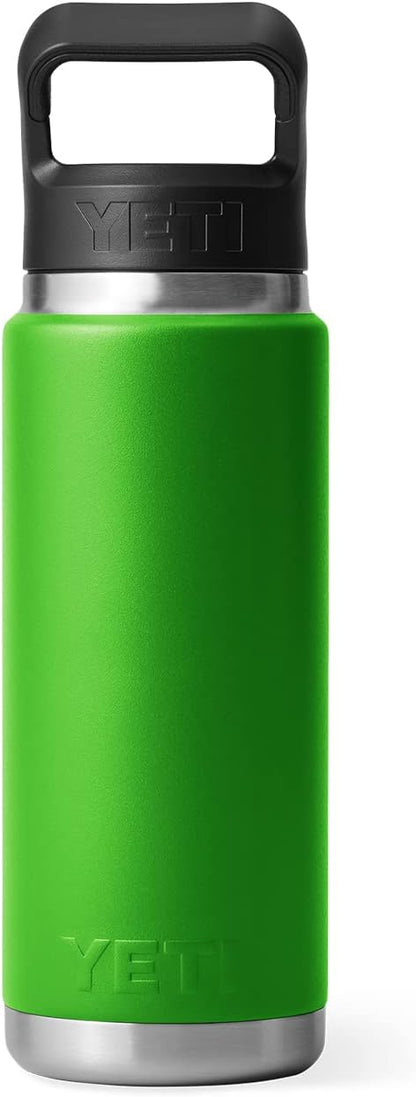 YETI Rambler 26 oz Bottle, Vacuum Insulated, Stainless Steel with Straw Cap, Canopy Green