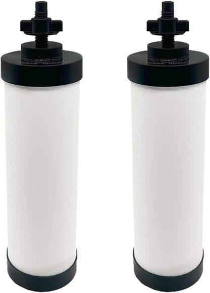 【Upgraded】Virego 2-9BB Series Filter, Ceramic Filter Silver Infused for Berkey 2-9BB Water Filter Replacement Compatible with Berkey Gravity Filtration System, Certified by NSF/ANSI 42 (Pack of 2)