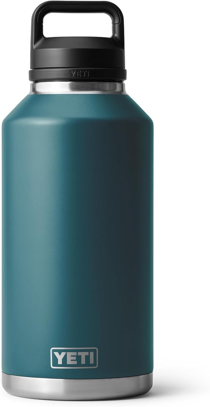 YETI Rambler 64 oz Bottle, Vacuum Insulated, Stainless Steel with Chug Cap, Agave Teal