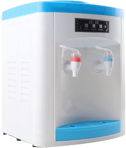 Top Loading Water Cooler Water Dispenser Countertop Water Cooler Dispenser for 3 to 5 Gallon Bottles, Hot Cold Water Dispenser for Home Kitchen Offices Dorm