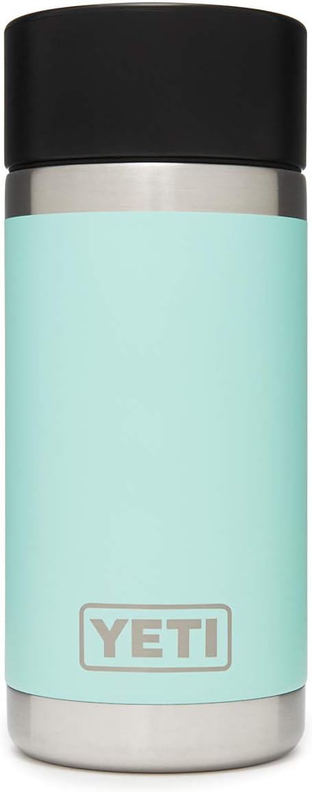 YETI Rambler 12 oz Bottle, Stainless Steel, Vacuum Insulated, with Hot Shot Cap