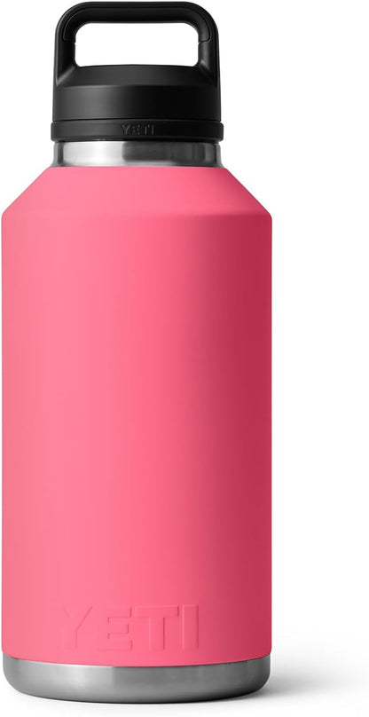 YETI Rambler 64 oz Bottle, Vacuum Insulated, Stainless Steel with Chug Cap, Tropical Pink