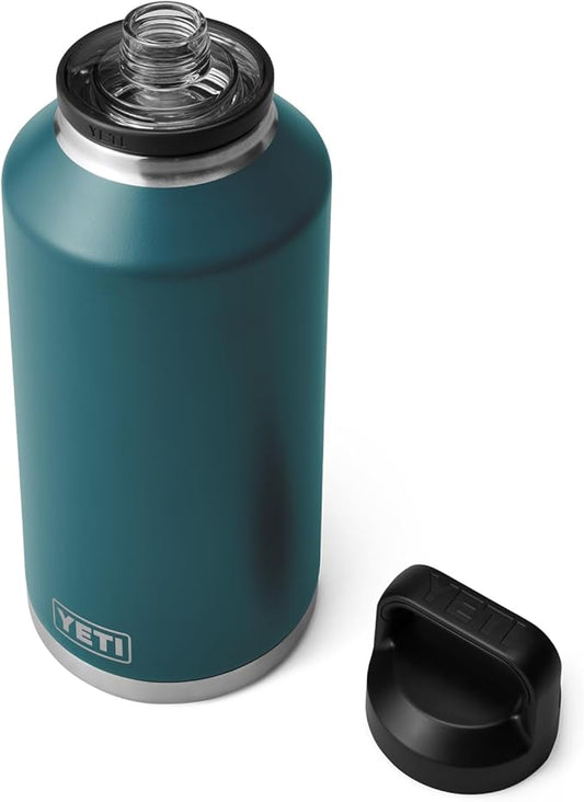 YETI Rambler 64 oz Bottle, Vacuum Insulated, Stainless Steel with Chug Cap, Agave Teal