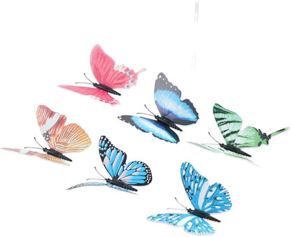 12Pcs Glow in The Dark Butterfly Wall Decals Stickers,Colorful Luminous Removable Butterfly Stickers DIY Art Crafts Decor for Kids Girls Bedroom Decor