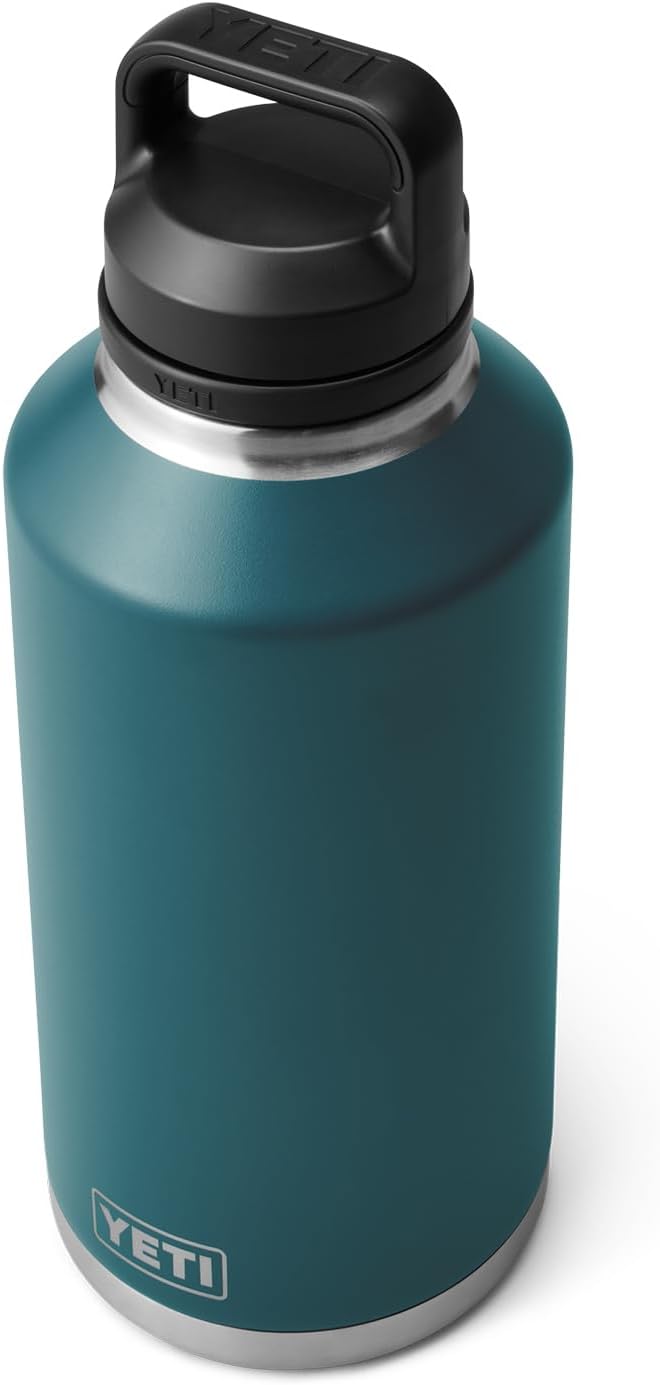 YETI Rambler 64 oz Bottle, Vacuum Insulated, Stainless Steel with Chug Cap, Agave Teal